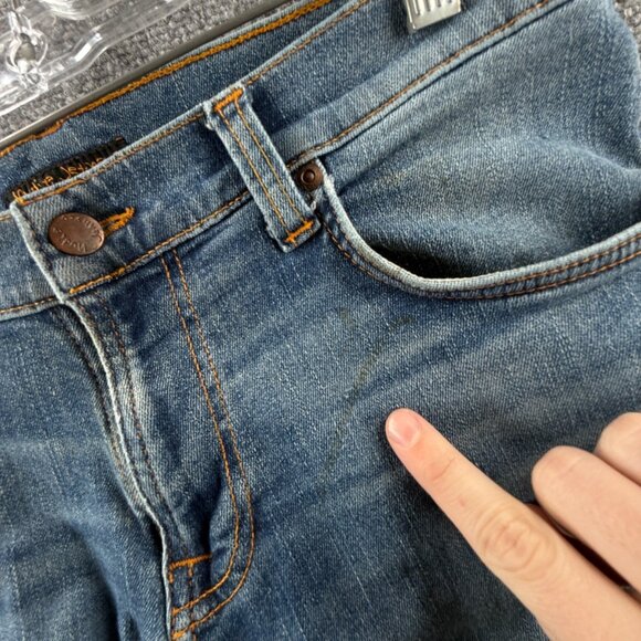 Nudie Jeans Men Denim Jeans 31x32 Tight Terry Steel Navy Stretch ACTL 31X31 - Picture 13 of 16